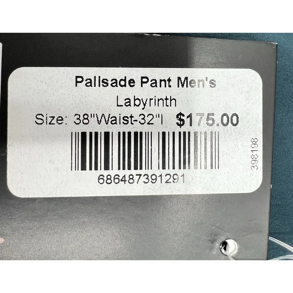 NEW Arc'teryx Palisade Pants Men's‎ 38x32 Green (Labyrinth) Softshell Brand New
